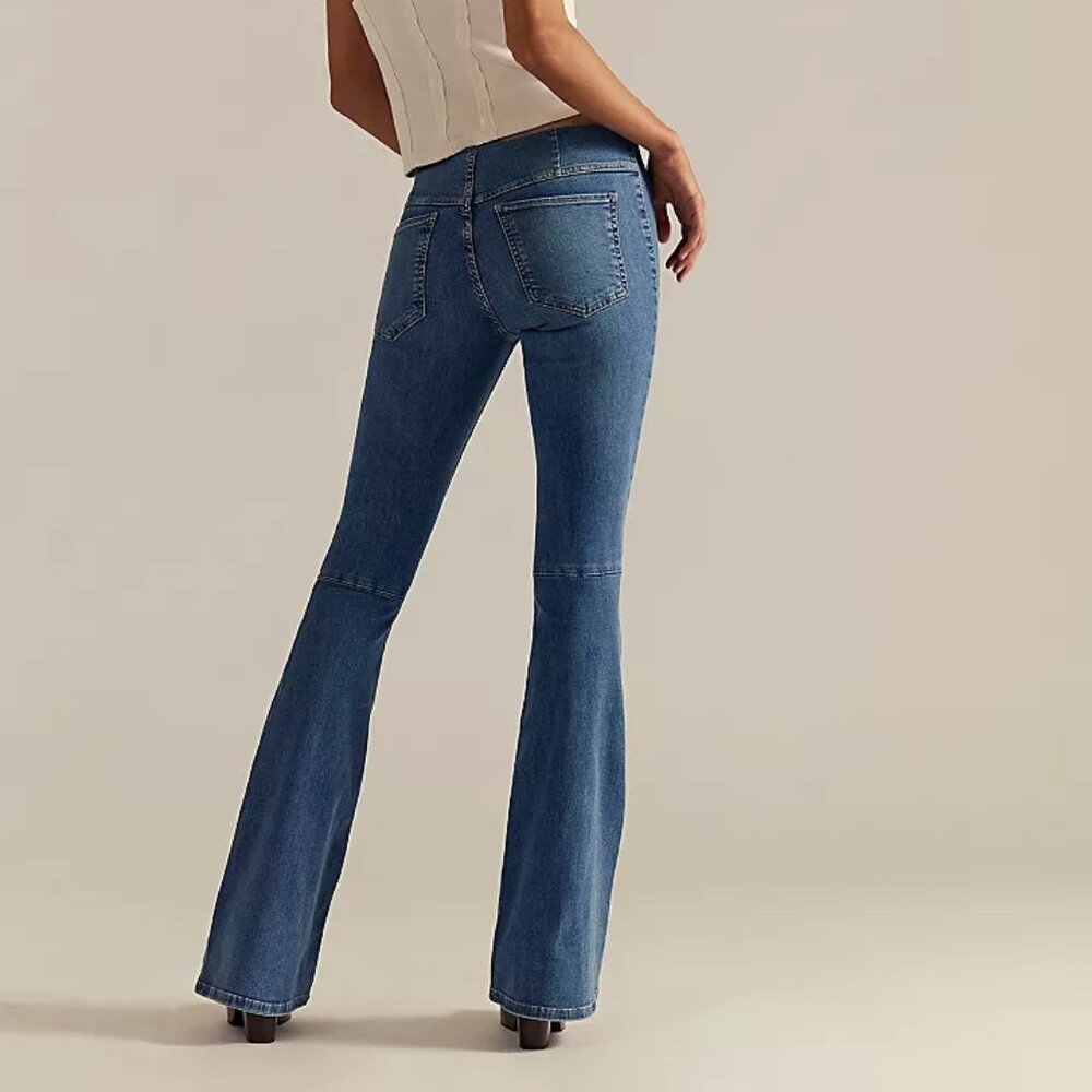 Free People We the Free Penny Pull-On Flare Jeans Size 30